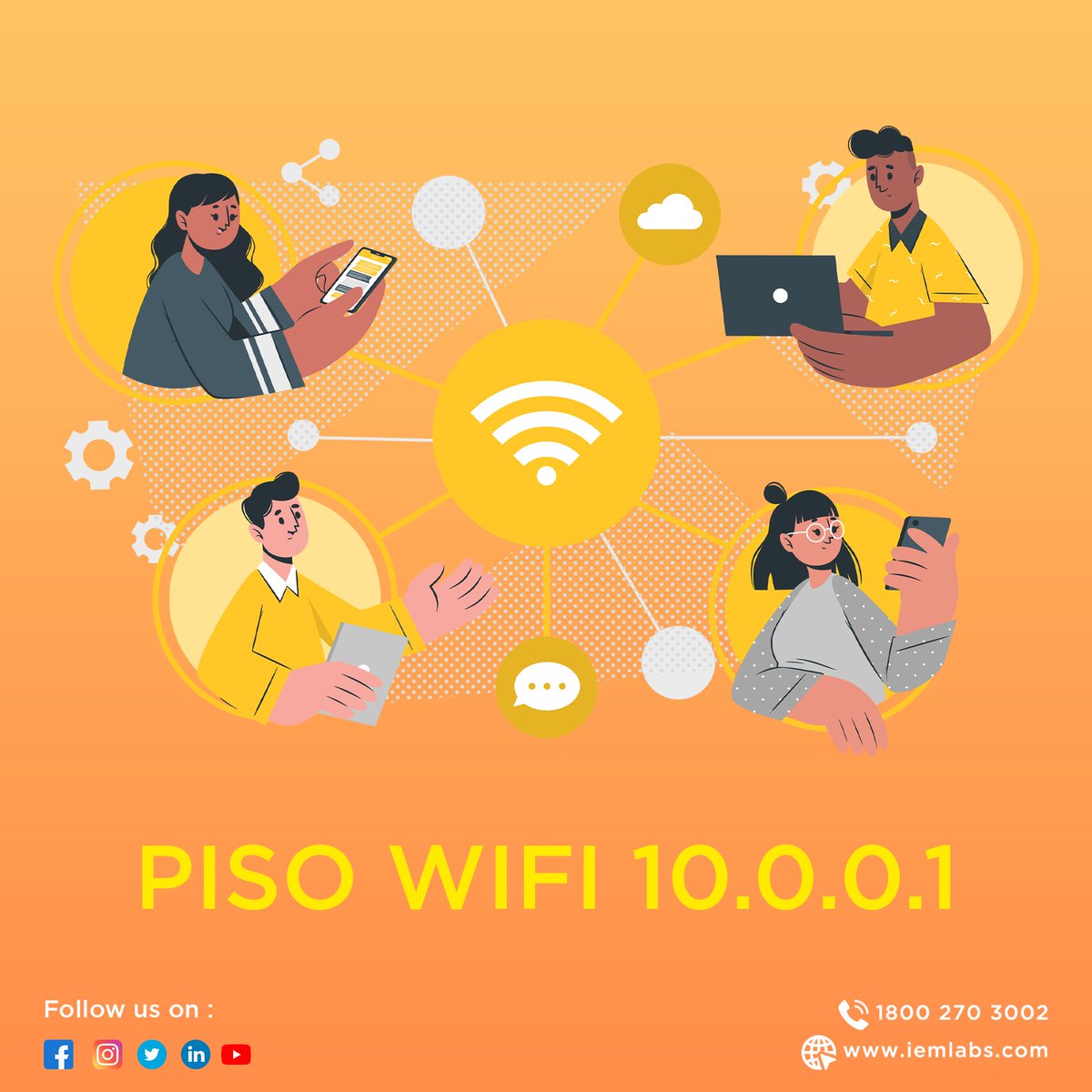 iem_labs's tweet image. 10.0.0.1 Piso Wifi Portal User Guide – 2023
Read the full blog bit.ly/3GGi4e0
#WIFI #WifiPortal #UserGuide #10001PisoWifi #wirelessinternet #iemlabs