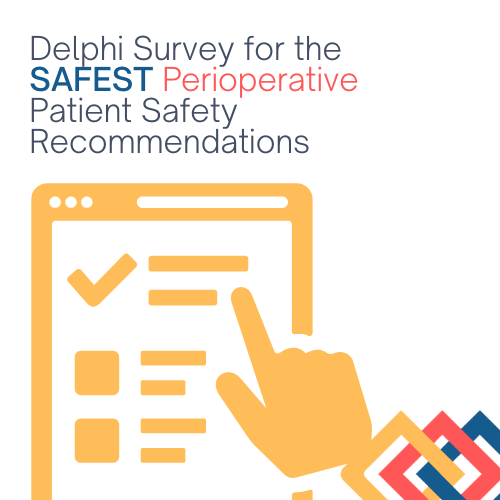 safestsurgery's tweet photo. 📢Kicking off 2023 with a milestone: the Delphi Survey for SAFEST's Perioperative #Patient #Safety Recommendations is live!

Special thanks to the Scientific Advisory Board, Scientific Executive Group, and researchers who collaborated with us to make this possible #horizoneu https://t.co/qD0MPljfT5