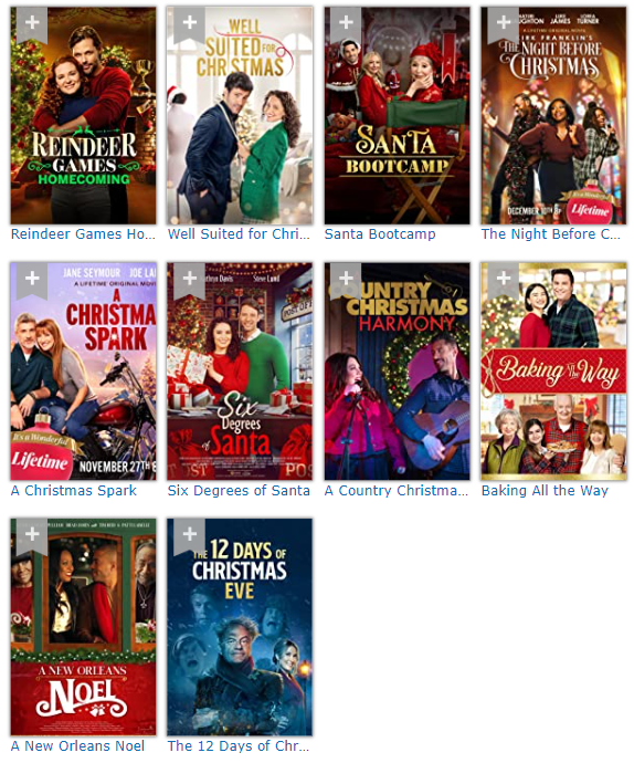 MeAndMyRemote's tweet photo. My 2022 Top 10 Lifetime Christmas Movie Line-Up:
@LifetimeChannel #ItsAWonderfulLifetime
#ReindeerGamesHomecoming #WellSuitedChristmas #SantaBootcamp #SixDegreesofSanta #AChristmasSpark #BakingAllTheWay #CountryChristmasHarmony #TheNightBeforeChristmas https://t.co/bgCUhKbBq3