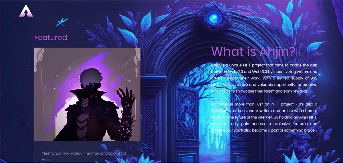 Are you guys ready for our official website? Launching soon, for now here are some sneak peeks. 

#Ahjin #NFT #Web3