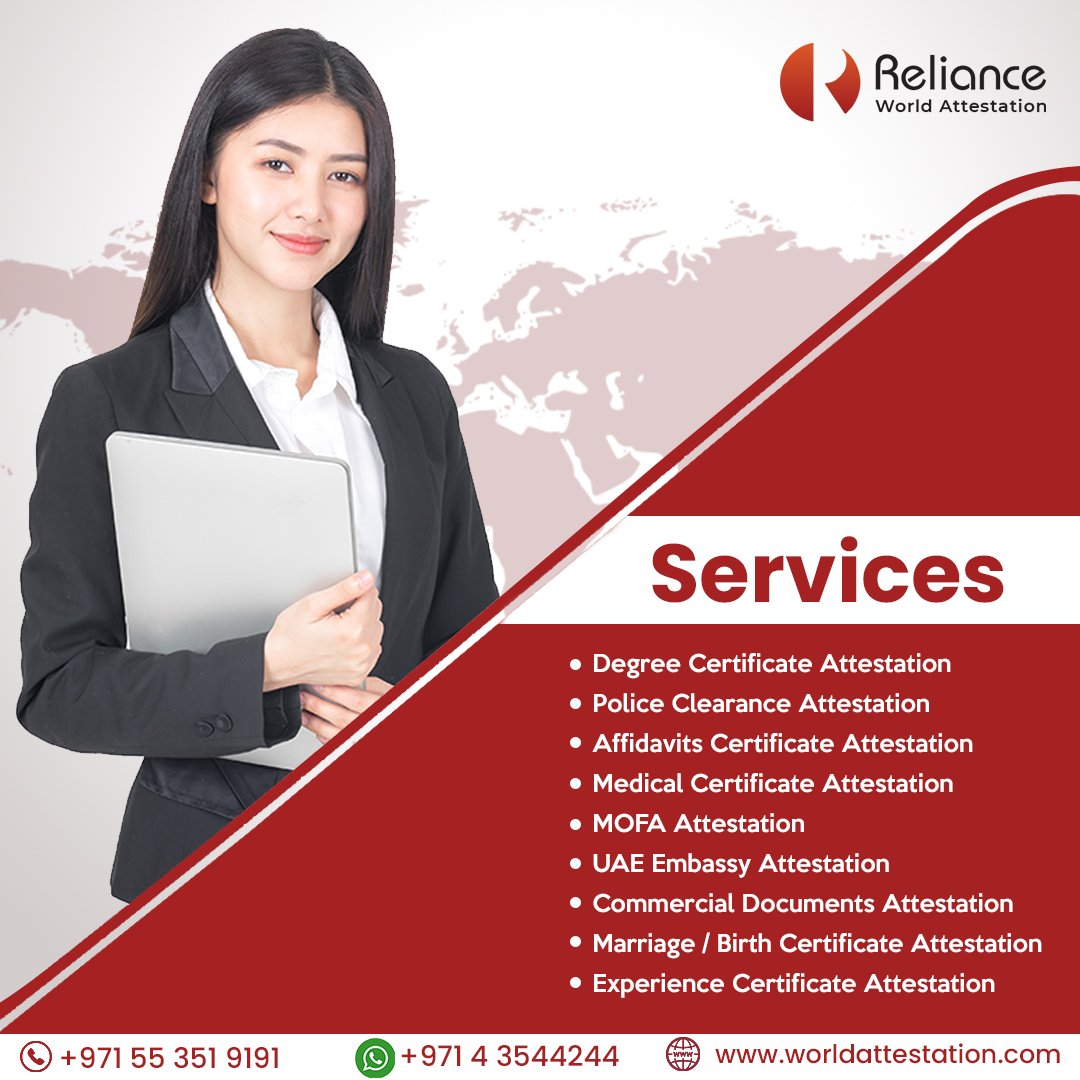 WAttestation's tweet photo. 𝐆𝐞𝐭 𝐲𝐨𝐮𝐫 𝐜𝐞𝐫𝐭𝐢𝐟𝐢𝐜𝐚𝐭𝐞 𝐚𝐭𝐭𝐞𝐬𝐭𝐞𝐝 🎓

We are offering 100+ countries’ attestation services.

Please Contact Us for More Details
📞 Call: +971 4 35 44 244
💬 WhatsApp: +971 55 351 9191
📧 info@worldattestation.com https://t.co/xXyW8qibA0