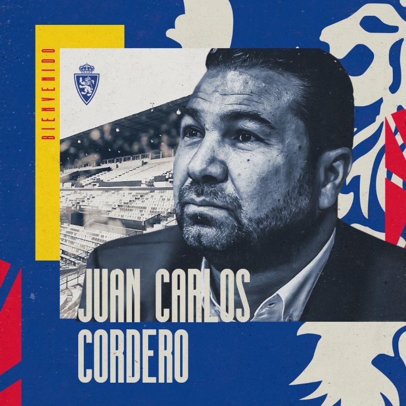 Juan Carlos Cordero, nuevo director deportivo del Real Zaragoza.