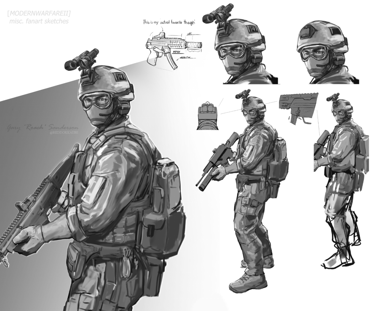 Ol' MWII fanart comp. [just for fun] 