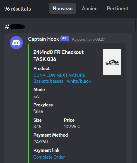 Not bad for 250 acc

CG : <a href="/ErrorFrance/">Error_France</a>
Bot : <a href="/BananaFramework/">BananaAIO</a> 
Proxies : <a href="/Typhonclub/">Typhon Club</a>