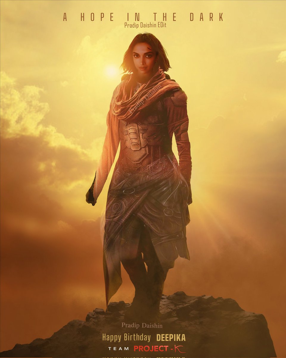 _Reviewrush's tweet photo. She is looking unreal 🤯, now this has become my most anticipated movie of prabhas #ProjectK https://t.co/yYIYvCvxeh
