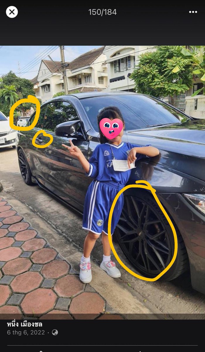 bowmeheartbkk's tweet photo. Nong bow (bow’s siser) with Ohm bmw car                                                      @ohmpawatt @Meheartbkk #ohmpawatt #ohmpawat #bowcnyp #ohmbow #meheartbkk https://t.co/hvX4383cr7