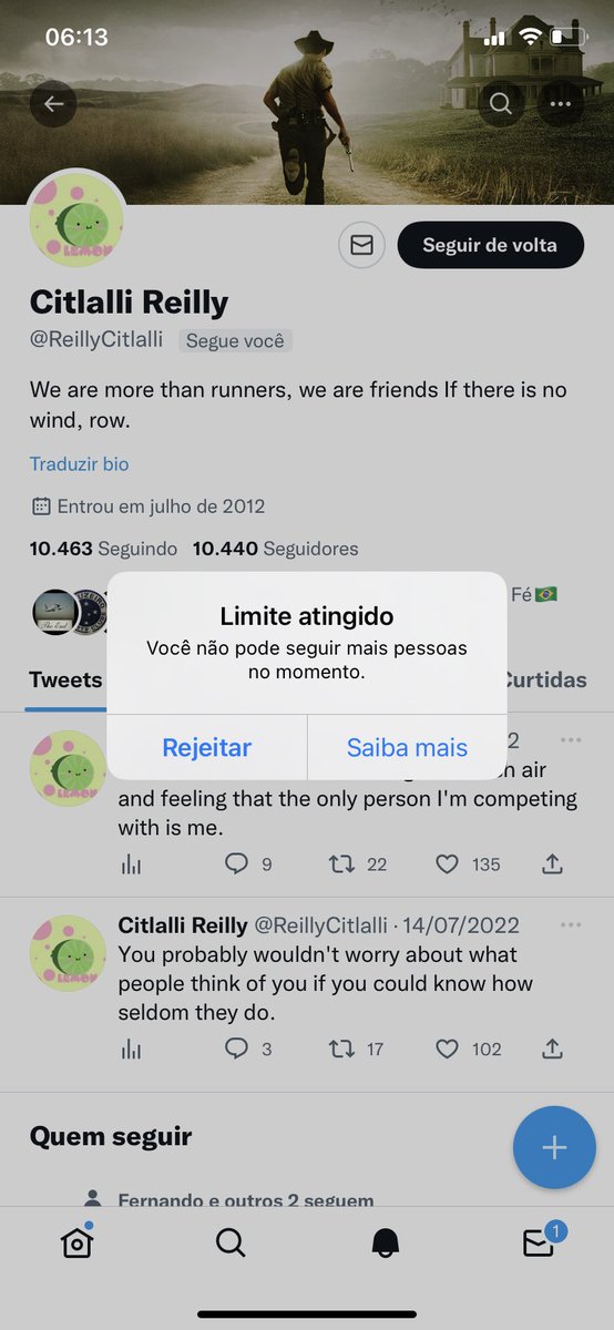 labardo's tweet image. São 6:14h da manhã e o Twitter não deixa eu seguir ninguém! O que está acontecendo? Já fiquei 7 dias, 3 dias sem poder usar e agora não posso seguir ninguém. Tempos Sombrios! Como disse o @Rconstantino já estamos em uma DITADURA!