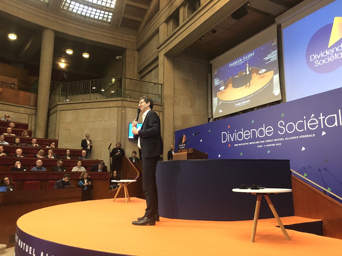 « Le Dividende societal, c’est nécessaire, c’est faisable, c’est utile » voici les mots de Nicolas Thery, qui annonce un engagement historique du groupe Crédit Mutuel. La Fondation de France est fière d’être à leurs côtés !