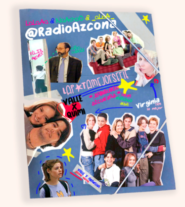 RadioAzcona's tweet photo. @gamusino Hola! Realmente somos unos cutres y no mucho, pero igual esto que nos hicieron para el Live te puede valer :) ¡Qué ilusión! https://t.co/3Cdhyc2HXO