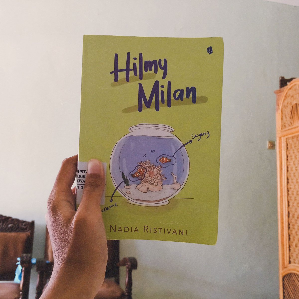 dishazardi's tweet photo. 📖 — Currently reading:
Hilmy Milan
by Nadia Ristivani
#ReadingChallengewithLILI #GrobMart #GrobPrime #GrobMartxLILI @liliniim @grobmart https://t.co/f93SKHh7CS