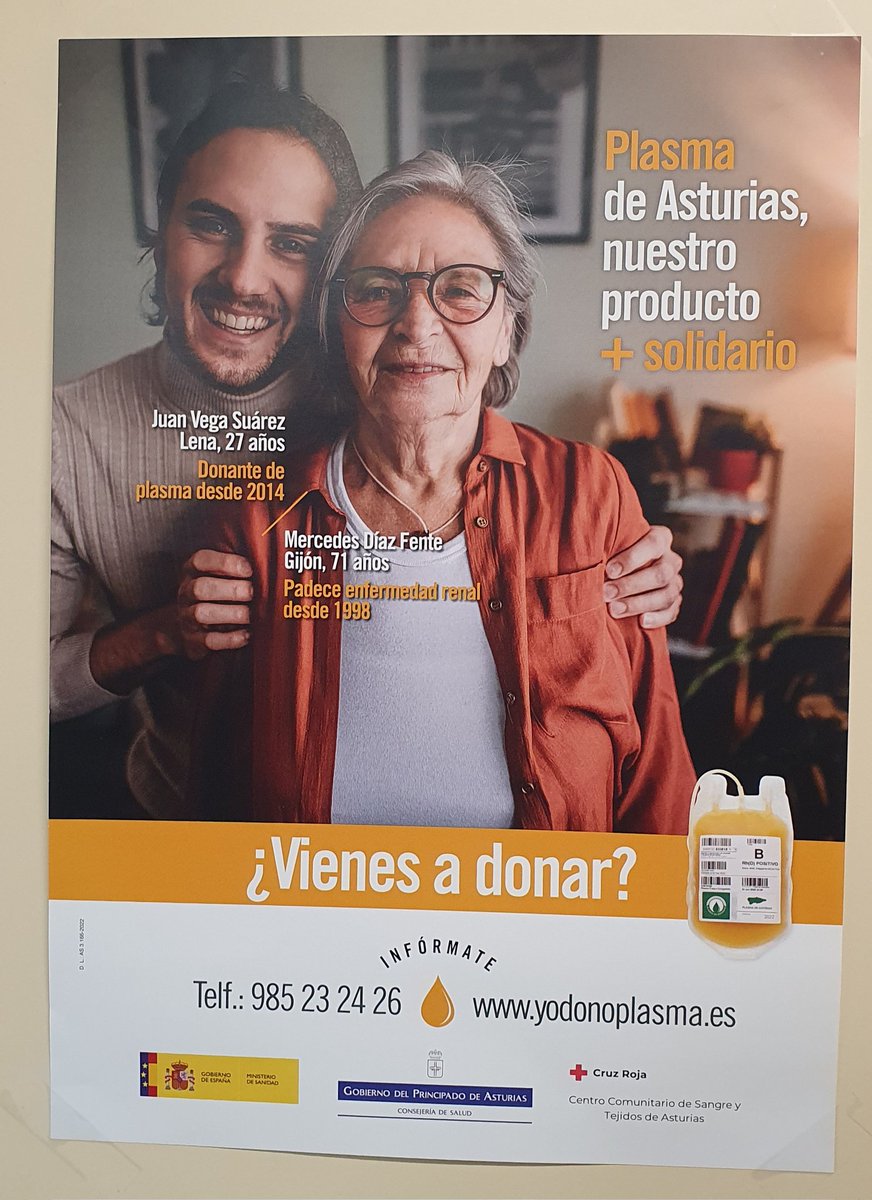 #YoDonoPlasma
#DonaSangre
#Asturias

yodonoplasma.es