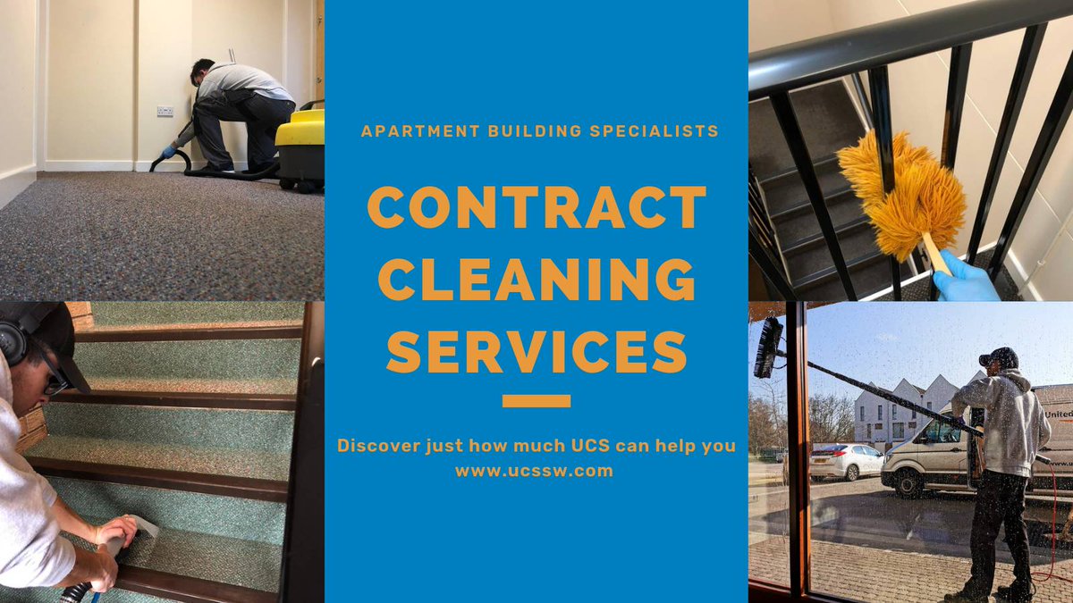UCSSWGroup's tweet photo. If you're looking for a new contractor for cleaning your managed properties in the Weston-Super-Mare area, then our multi-discipline service package will be of great help to you.

Contract cleaning is just one aspect.

https://t.co/k9KJWbPqyJ

#ContractCleaning #WestonSuperMare https://t.co/SBvt1sRCYv