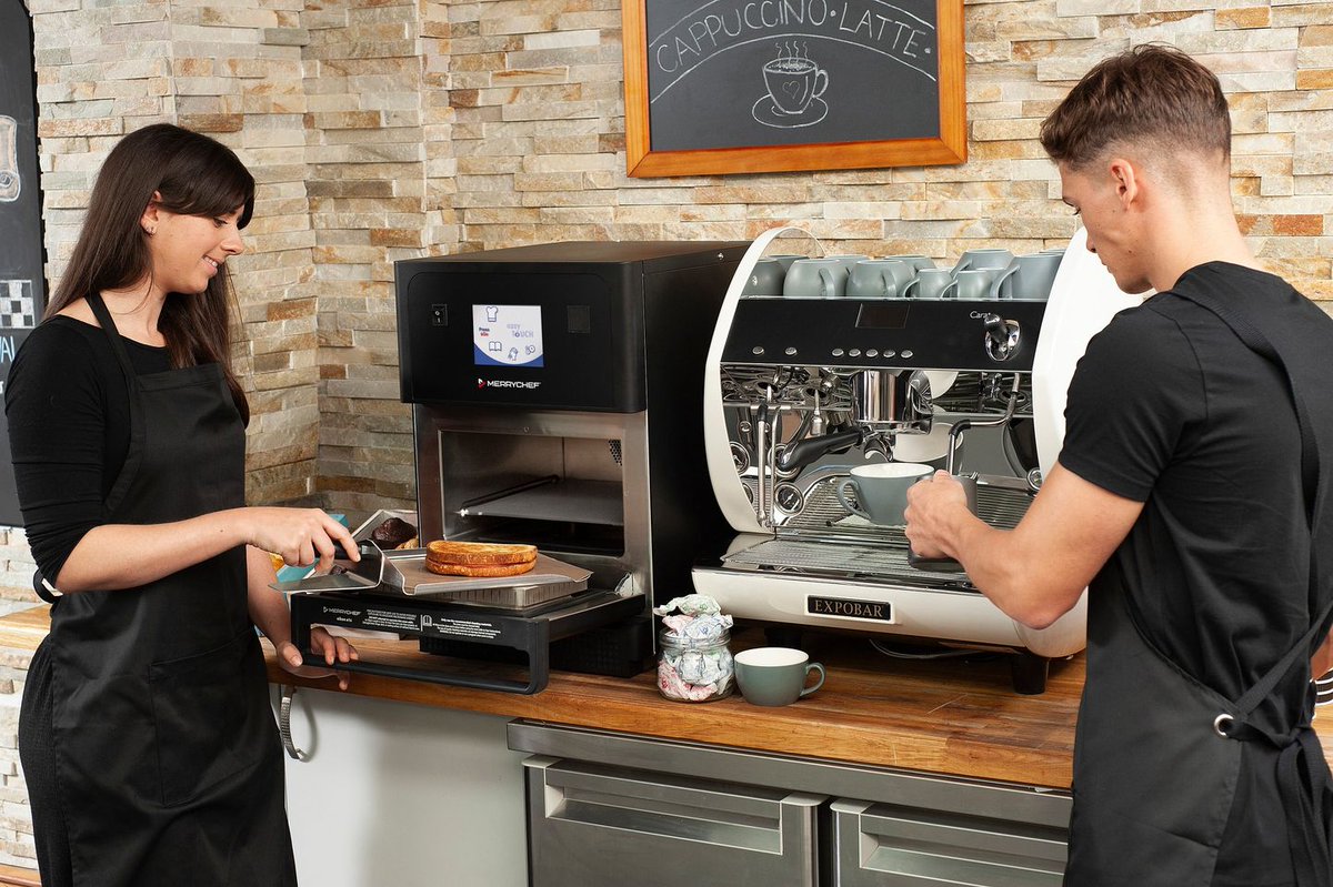 Q: What's compact, quick, and remarkably versatile? 
A: The #Merrychef eikon e1s! It's easy Plug'nPlay installation makes it the perfect choice for any small business that wants to increase sales and reduce queues.

Find out more here: ecs.page.link/xT4ut

#WelbiltUK