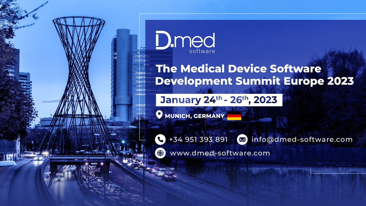 dmedsoftware's tweet image. Meet us at the Medical Device Software Development Summit Europe 2023.
#medicaldevicesoftware #embeddedsoftware