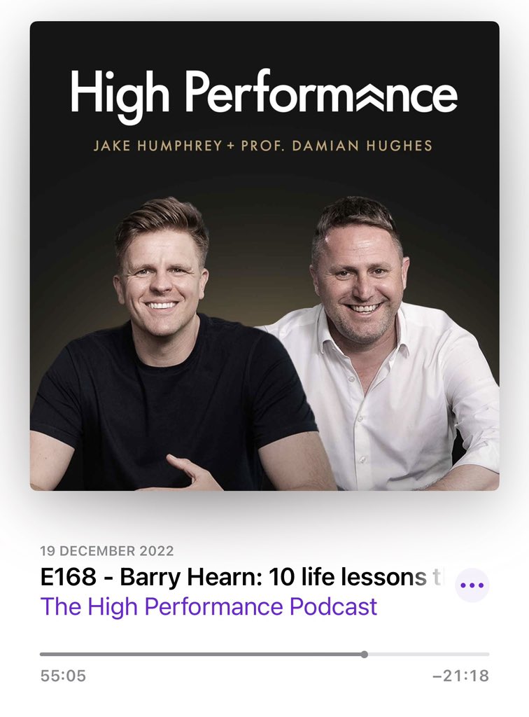 Luke_Jonesy97's tweet photo. Morning podcast #TheHighPerformance with Barry Hearn 🧠📝📈 https://t.co/EWzSZJkk2Q