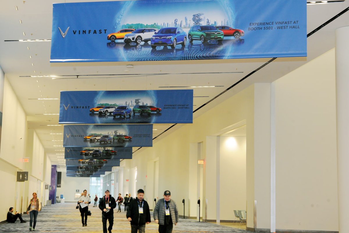 vinfastinsider's tweet photo. #VinFast at #CES2023 
@VinFastofficial @VinFastEurope https://t.co/o8Z8HEdLXz