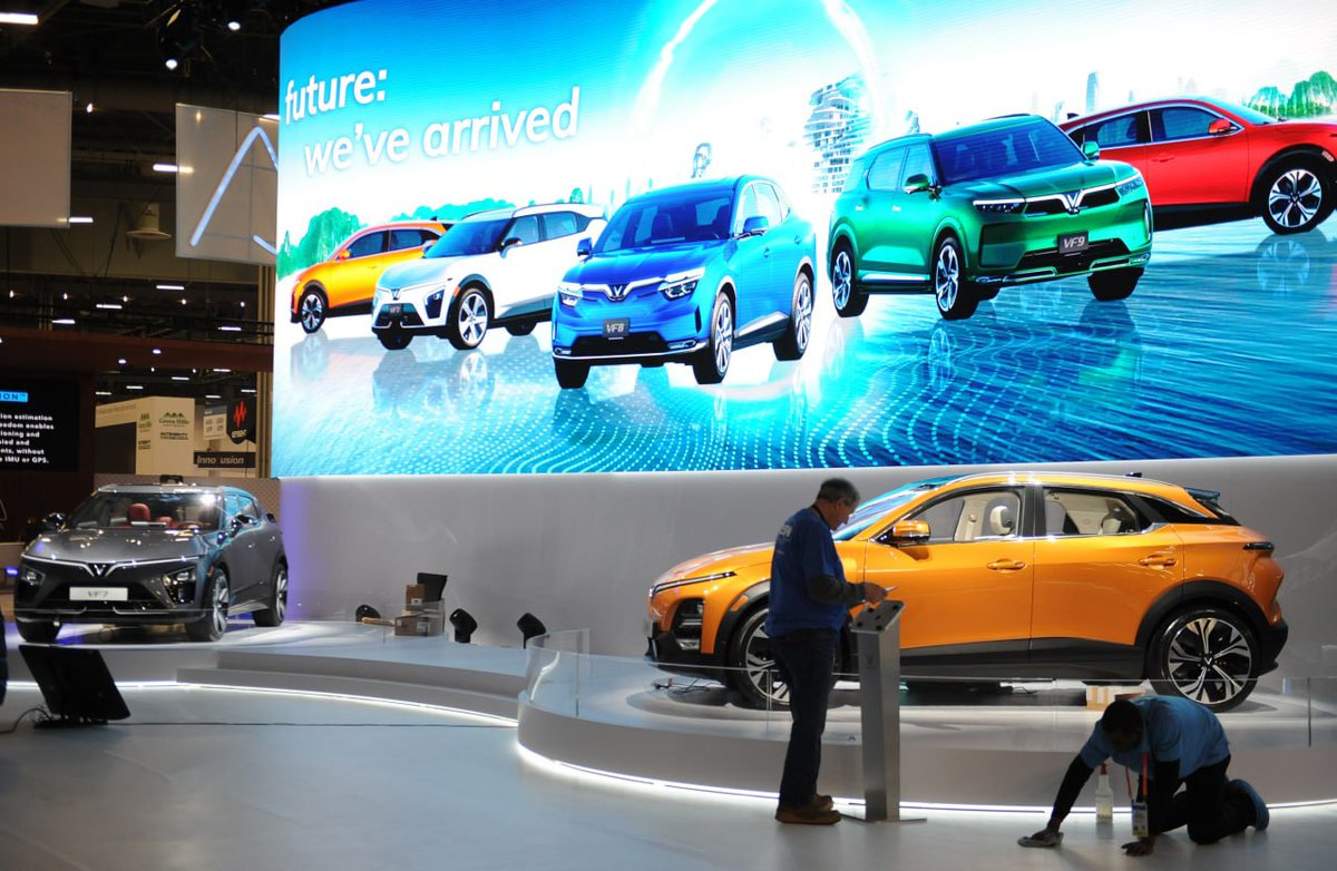 vinfastinsider's tweet photo. #VinFast at #CES2023 
@VinFastofficial @VinFastEurope https://t.co/o8Z8HEdLXz