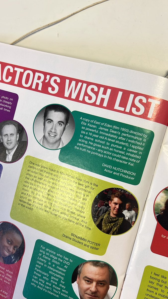 Felicity_Tweets's tweet photo. @DaveHutchinson_ 2010 issue of Drama Student magazine memories for you there David 🙌🏻❤️ https://t.co/eBHw7qEG7H