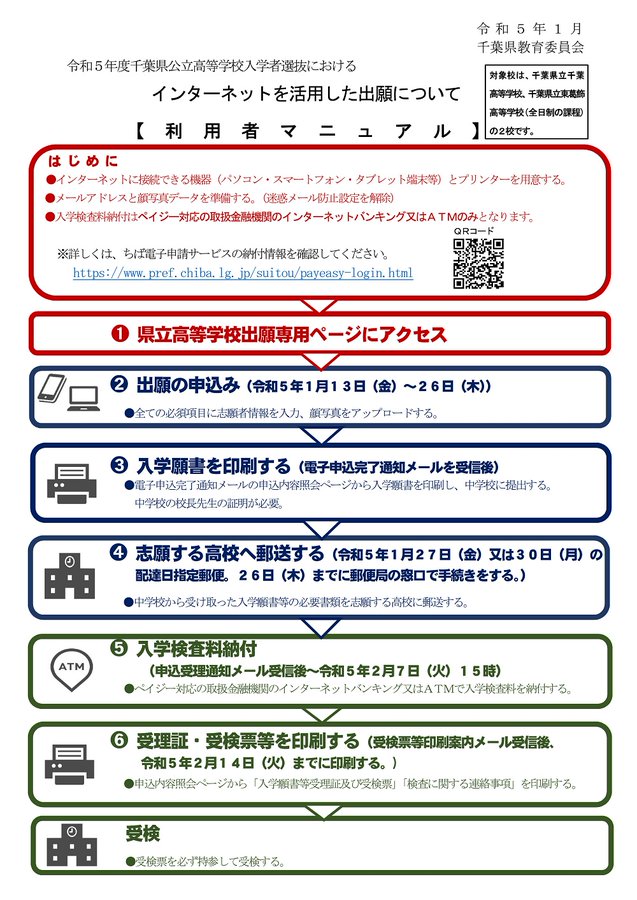 千葉県公立高校 特別選抜 入試制度 千葉県高校受験情報サイト 千葉県の公立高校 私立高校 高専の入試情報を掲載