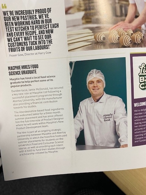 Spotted our new product designer Jamie McDonald in the <a href="/ScottishBakers/">Scottish Bakers</a> newsletter this morning! 

Head to their website to find out what he's been up to... scottishbakers.org/news/622784/Ta…