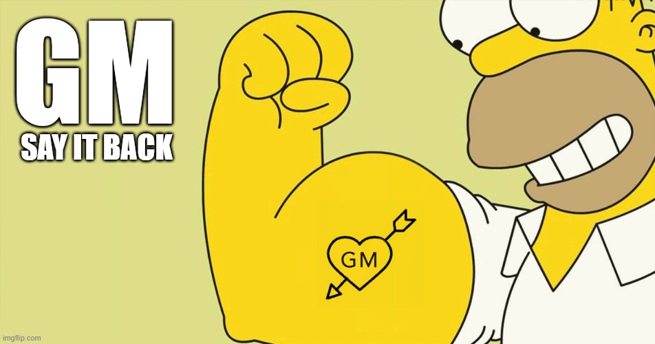 gm fam ☀️ Say it back and get better every day  🫡🔥