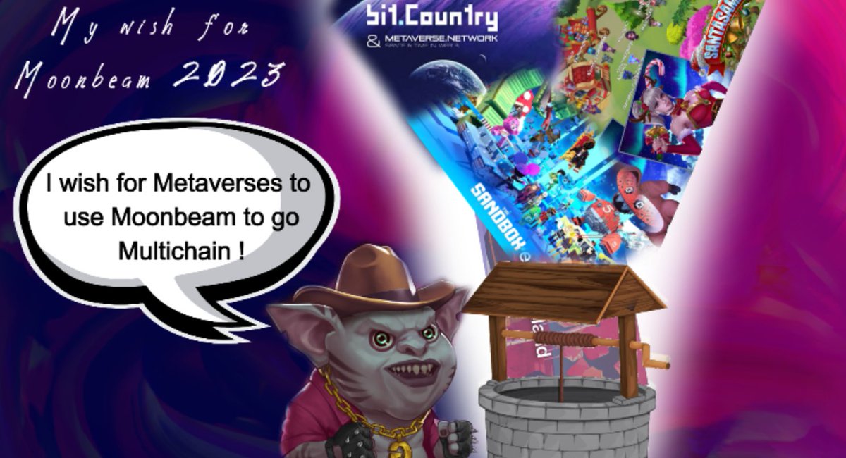FKabouter's tweet photo. My wish for the second year of Moonbeam is to see the multichain tech being used on the Metaverse to make the Metaverse fully interoperable across the Blockchains. ⛓️🌚⛓️ 🥳 #Moonbeam1year https://t.co/201pUpaynK