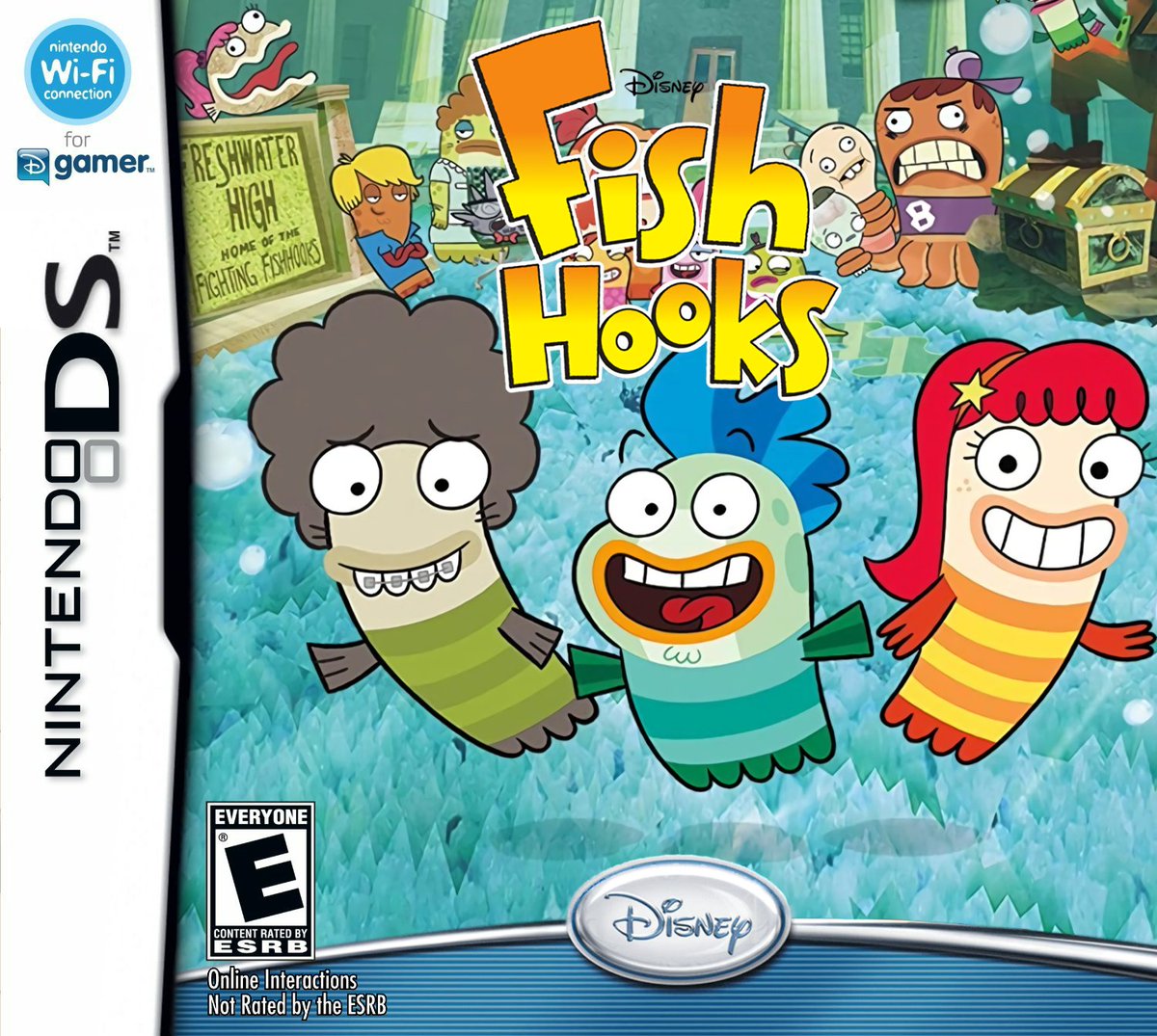 Real Fake Video Games on X: Fish Hooks [Nintendo DS] (2011, Disney  Interactive)  / X