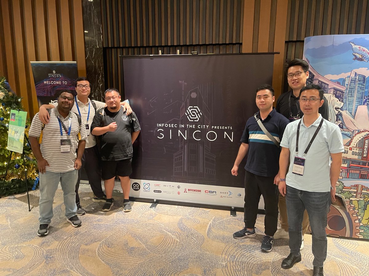 numencyber's tweet photo. Day 1 at #SINCONreloaded! Our Senior Vulnerability Researcher, Wang Ding Qian, blew everyone away with his presentation on "Use ChromePatchGap to Pwn Billion User's IM".

Tomorrow our Security Consultant, Indrajeet Bhuyan, will be sharing "1,000 Ways To Steal Cryptocurrency". https://t.co/l0sjOn7IcL