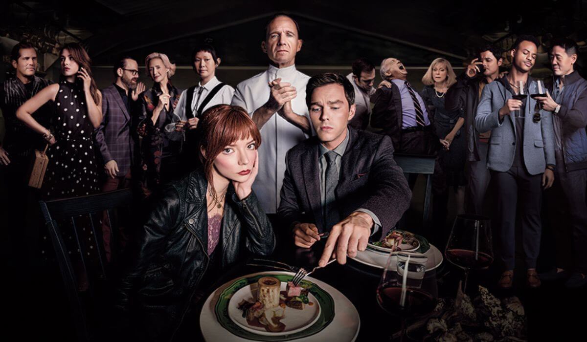 pubcom_alt's tweet photo. #TheMenu on Disney+ satirizes a very specific kind of elitism with a wildly over-the-top depiction of the gourmet food world.
This movie is definitely worth watching and 
Spoiler Alert might make you crave a cheeseburger!
Don't worry you'll get it in the end 🤫 https://t.co/QsH979BChy