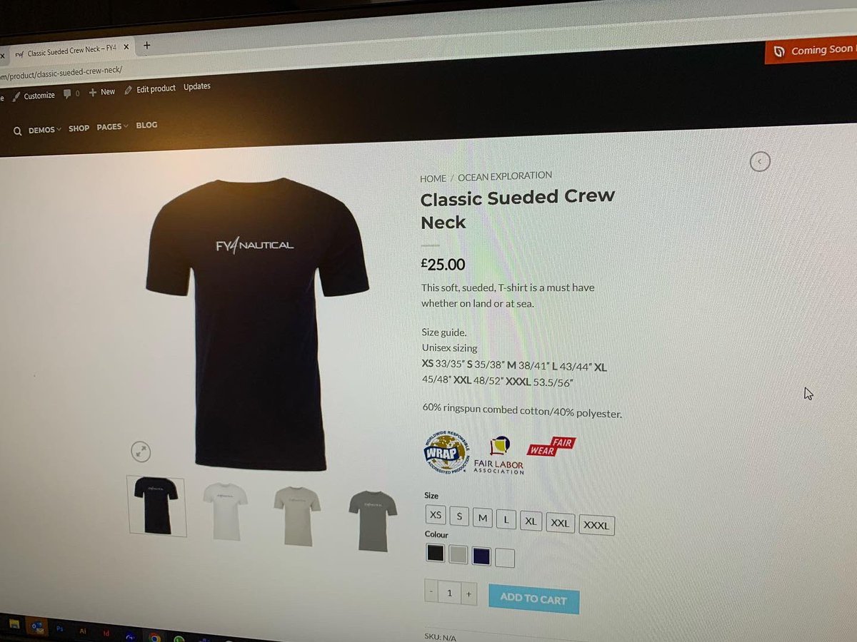 Fy4Nautical's tweet photo. 🚧Under Construction🚧
New website coming along nicely! Launch date to be announced in the coming weeks 👀🏄⛵️🌅
.
.
.
#surfing #sailing #aparrel #clothingbrand #WorcestershireHour https://t.co/n4RGXNPEYC