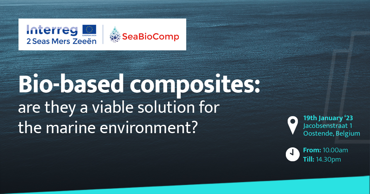 PPcomposieten's tweet photo. De laatste SeaBioComp Interreg projectconferentie is op donderdag 19 januari in Oostende. Lees hier meer: https://t.co/Kf38Ih8kOF.  

#composietdeinnovatieveoplossing #polyproducts #composiet #seabiocomp https://t.co/lk2FjdfgJy