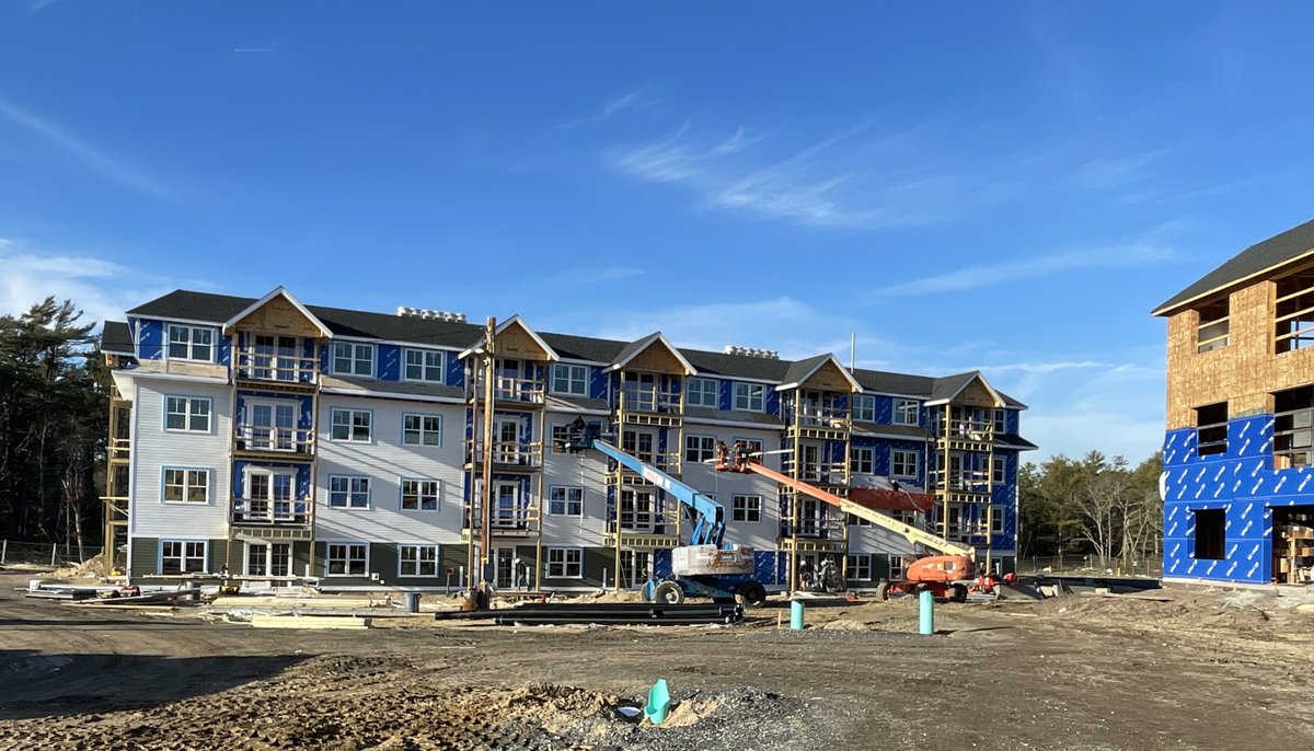 DakotaPartners_'s tweet photo. It's 2023 and later this year, Woodland Cove will be welcoming residents!
Check out the latest progress on Phase 1 #DakotaDevelopments #CreatingHousingThatMatters #affordablehousing #LIHTC #PassiveHouse #Wareham #MA #WoodlandCove https://t.co/IpO1U1FZZ5