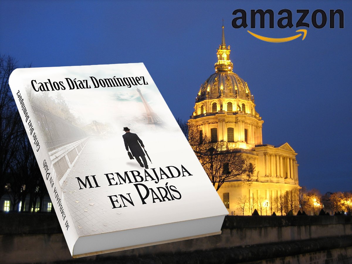 Damián se asomó al balcón de la habitación principal, la cual también tenía chimenea, como el salón, y divisó la Torre Eiffel, que parecía perseguirlo pues no había lugar adonde fuera desde el que no apreciara su abrumadora figura. "Mi embajada en París". amazon.es/embajada-Par%C…