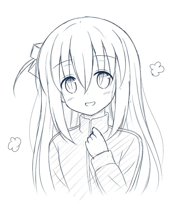 ゐなりさん(@inr_0920)がぼっちちゃんのお題絵を描いてるので私も描いてみました。た、楽しい～♪♪ #ぼっち・ざ・ろっく #後藤ひとり #絵描きさんと繋がりたい 