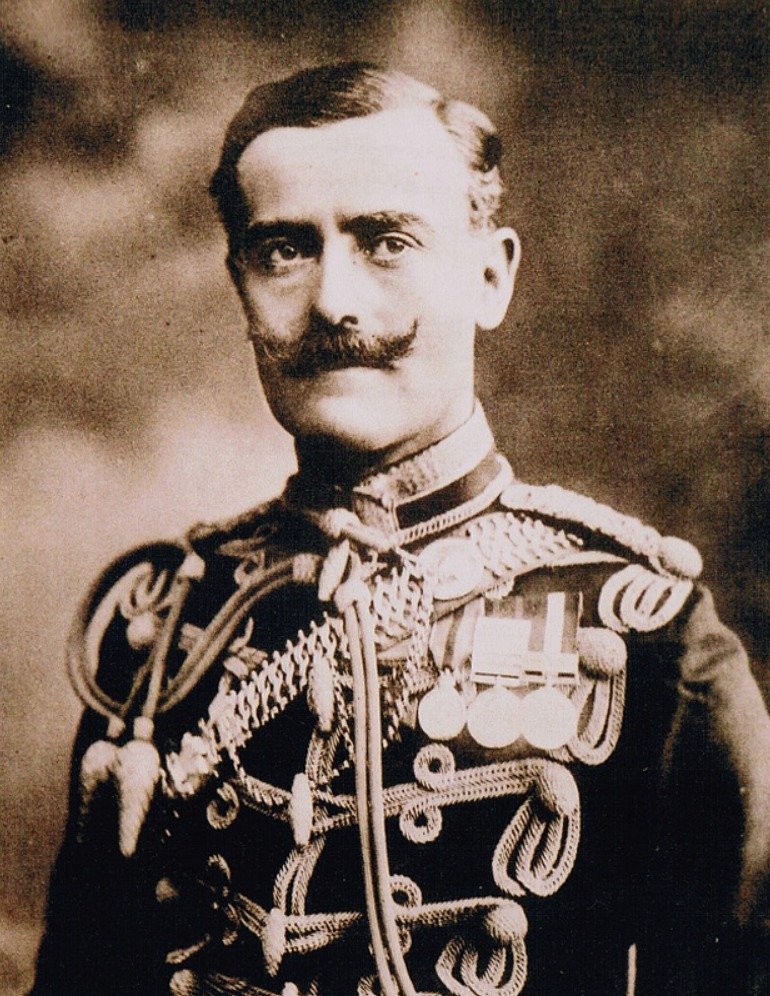#OnThisDay, 5 January 1900 nr Colesberg, South Africa, Lt Sir John Peniston Milbanke of the 10th Royal Hussars rescued Corporal Barclay for which he was awarded the Victoria Cross. He was 27  and serving as Aide-de-Camp to General John French during the Second Anglo-Boer War.