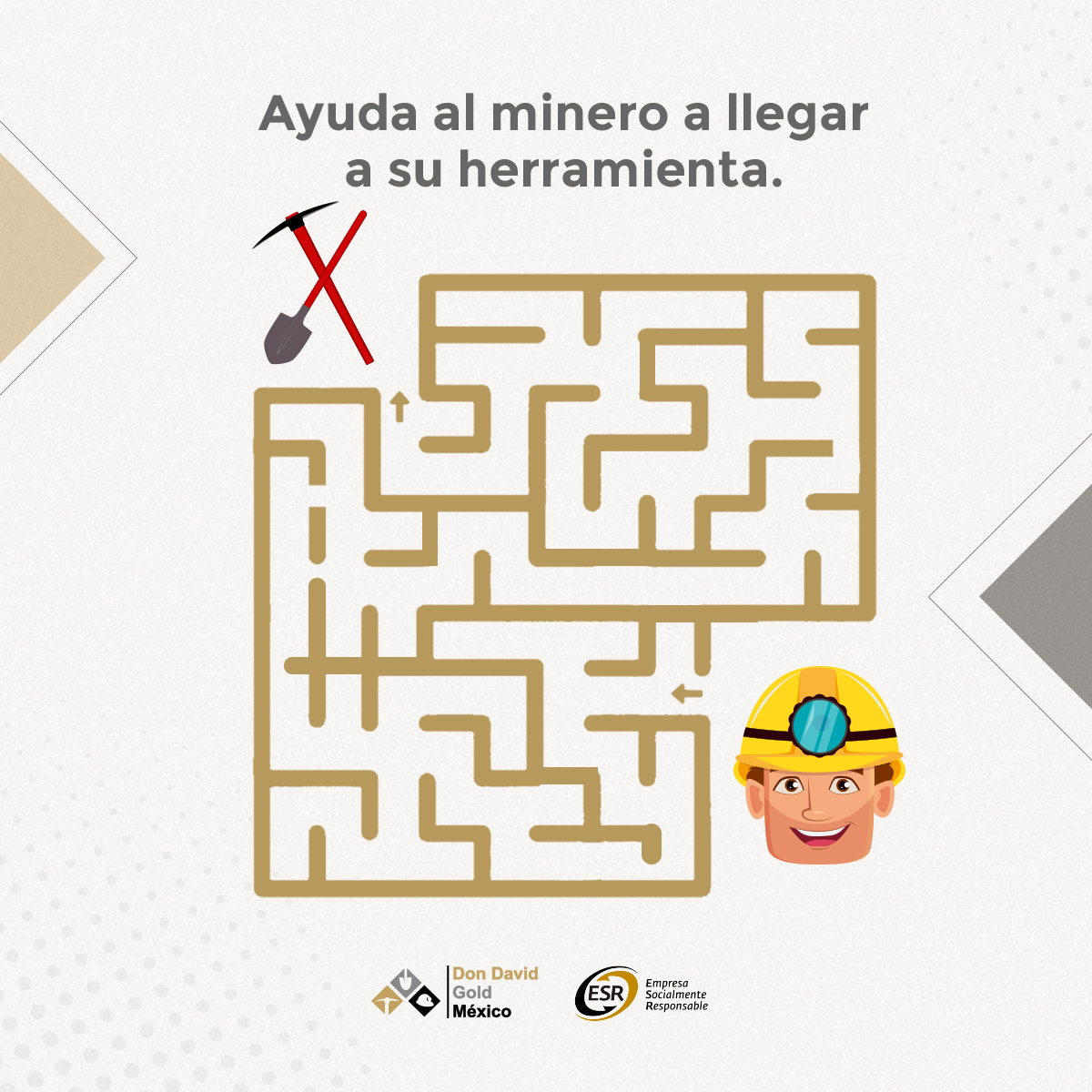 DonDavidGold's tweet photo. Nuestro minero perdió su pico y pala, ayúdalo a encontrarlos y de paso cuéntanos en cuanto tiempo pudiste hacerlo. Mente en la tarea ¡Recuérdalo compañero!
#Minería #DDGM https://t.co/uDzz90tU71