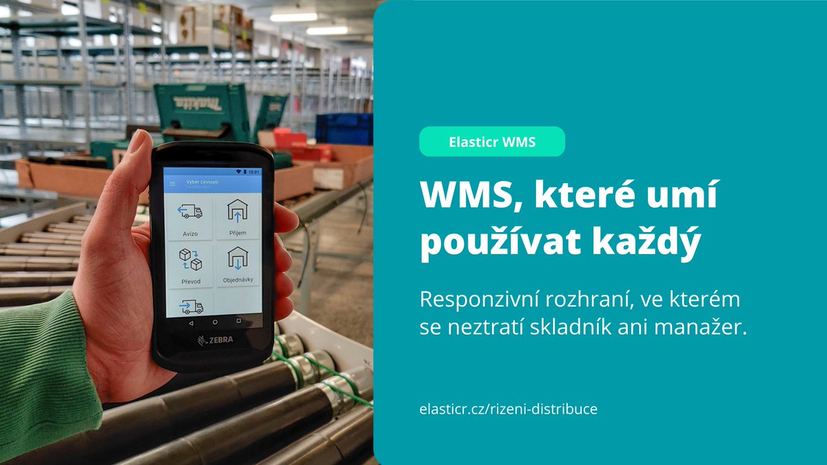 📱Práci v Elasticr WMS zvládne každý bez jakéhokoliv IT backgroundu. Systém běží jako webová aplikace - je tedy dostupná 24/7 na jakémkoli zařízení, ať už ve skladu pracujete na PC, tabletu nebo s čtečkou v terénu.

Ovládněte e-shopovou distribuci > elasticr.cz/rizeni-distrib…