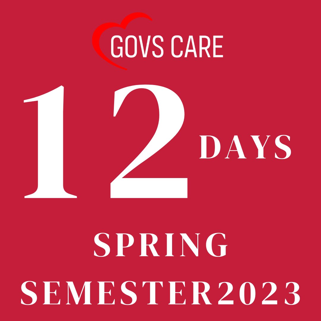 govscare's tweet photo. We can not wait to see everyone back on campus on January 17th! #GovsCare https://t.co/FACMLRnPB9