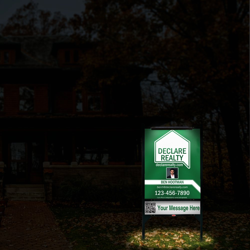 LowenSign's tweet image. Be seen day or night using our automatic solar-powered sign light.

Order your automatic solar-powered sign lights today at lowensign.com or call 1-800-545-5505 to speak with a customer representative.

#realestate #agent #realestatelife #realestateagent #broker #realty