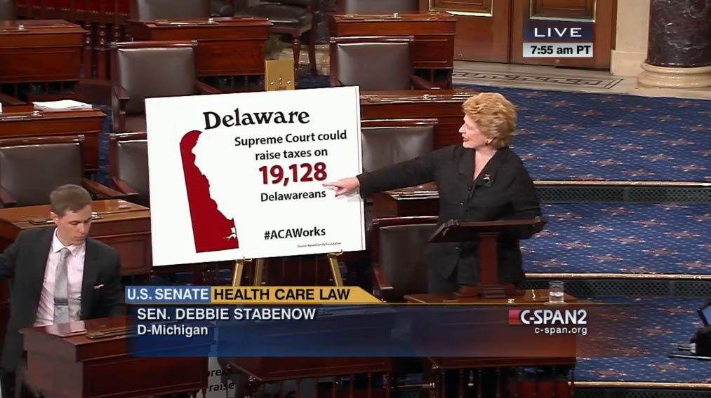 FloorCharts's tweet photo. But for someone who stares at Congress all day, I'll never really forget @SenStabenow and her staff for the #ACAWorks series. https://t.co/KLzM323aNt