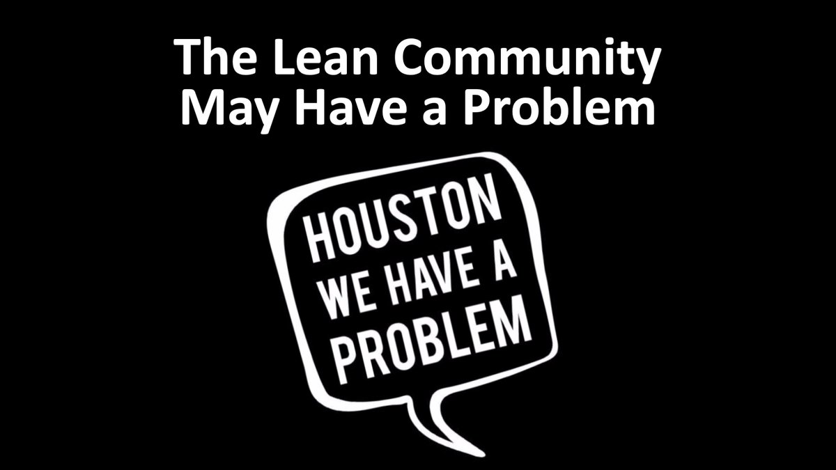 RealMikeRother's tweet photo. A thread for the Lean community. https://t.co/xgUfYywl6q