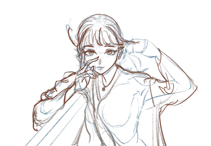 #れいじるの毎日チャレンジ 365+5日目 25分あれだね正面顔は描きやすいからクオリティ高いけど、、ってやつだね!! 