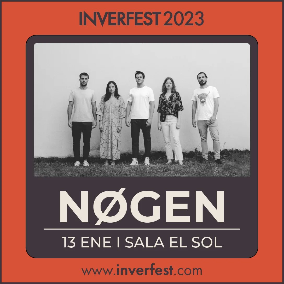El año pasado nos quedamos sin poder realizar este concierto, y ahora sí que sí tenemos a <a href="/nogenband/">Nøgen</a> por #Madrid en la programación de <a href="/Inverfest/">Inverfest</a>
Nøgen
13 Enero | <a href="/SalaElSol/">Sala El Sol</a>
🎟️Entradas: bit.ly/NogenInverfest