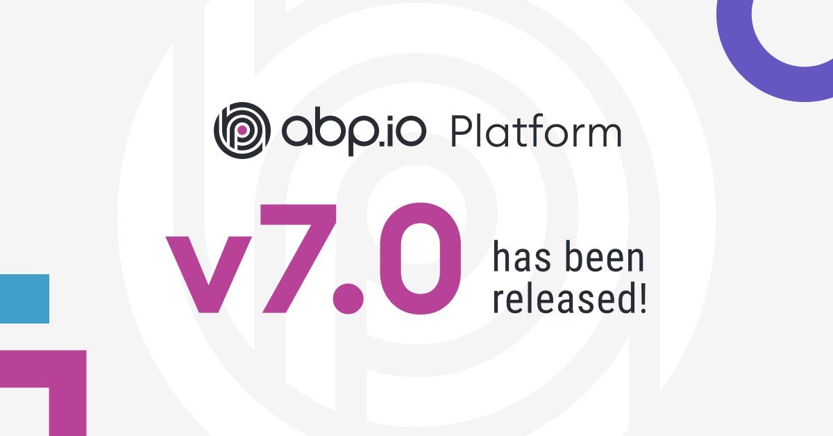 abpframework's tweet photo. 🎉 NEW RELEASE!
https://t.co/eA1cXydCeC Platform v7.0 Final Has Been Released.
Check out our blog post to learn more about it 👇
https://t.co/M2N22yTA39

#abpframework #abp #abpplatform #dotnet https://t.co/CIomU69g6d