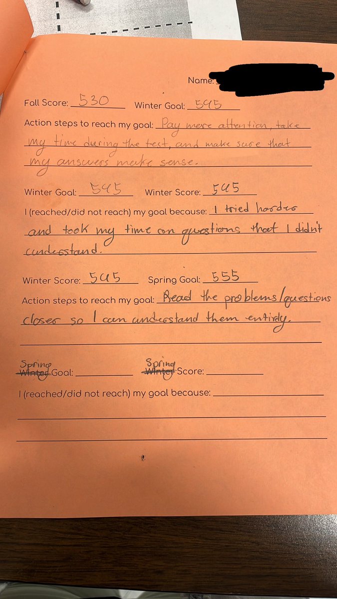 MsRiley_GMS's tweet photo. Goal setting in math today! They’ve done so well on their iReady diagnostics this year, but our personal goals are still important! #KeepGrowing #ILoveMyStudents!!! #TheyAreMyWhy https://t.co/93xca8QZ5l