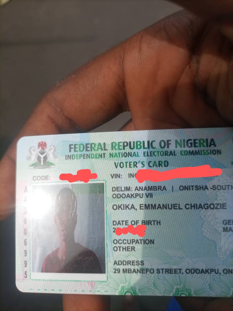emmanuel_okika's tweet photo. Have Gotten my PVC😊
One Vote for PO in the BAG 💼
Go Get yours..pay the sacrifice and let's salvage this country 
#endoresment #PeterObiForPresident2023 #PeterObi4President2023 #ObiDatti2023 #ObiIsComing #EkitiWelcomesObidatti 

@chude__ @_weyimi @firstladyship https://t.co/mvzWHjxhMZ