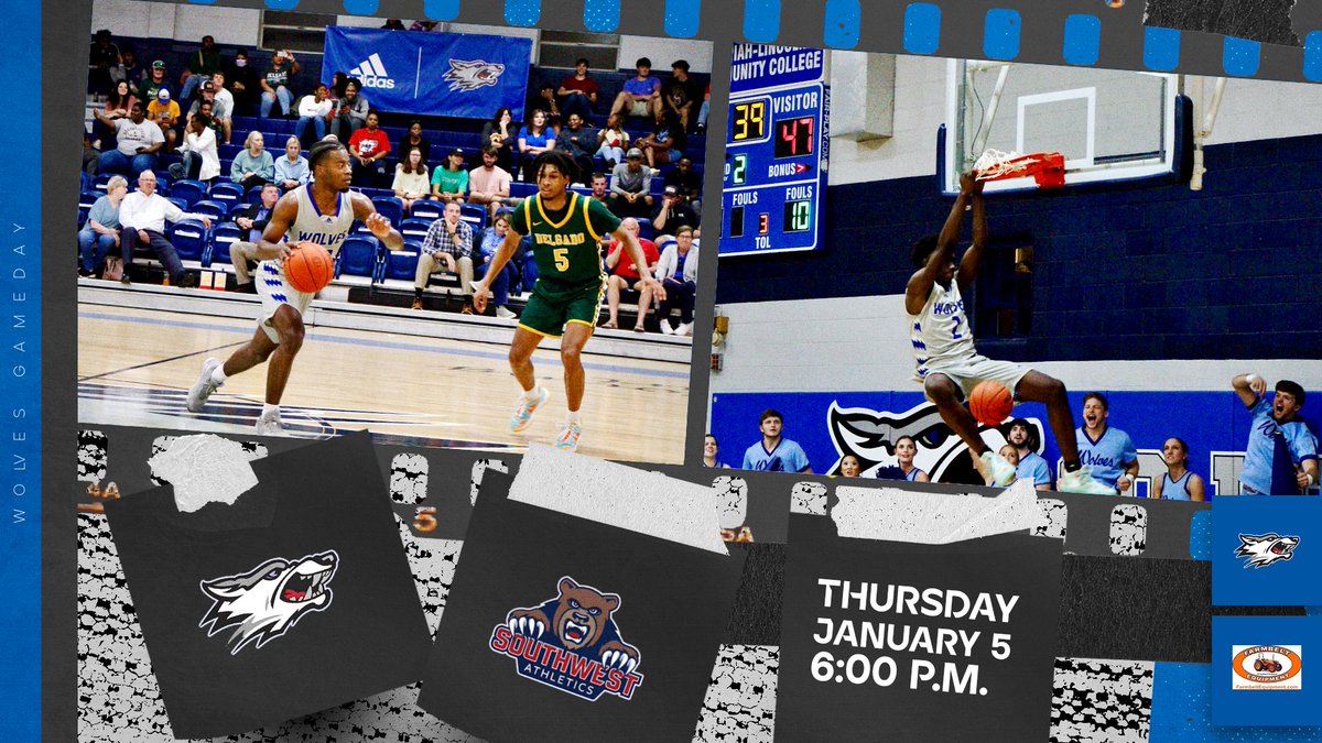 MBB | The Wolves are set to face off agains the Bears as they open conference play tonight! #BackThePack
🆚 Southwest
📍 Wesson, MS
🏟 Mullen Gym
⏰ 6:00 pm
🎥 bit.ly/3QfsLrk