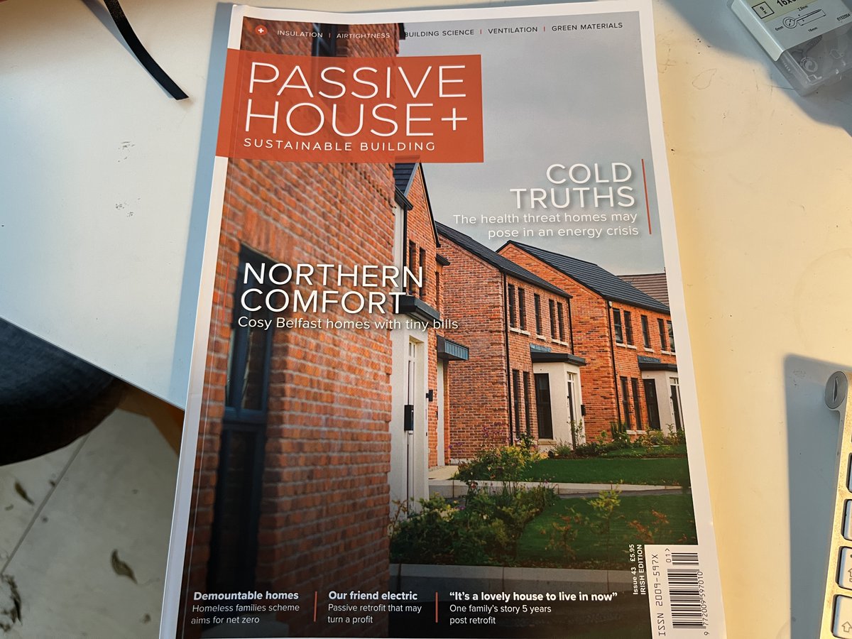 Read about the 5-year post occupancy experience of my #EnerPHit #passivhaus retrofit and extension here issuu.com/passivehousepl…