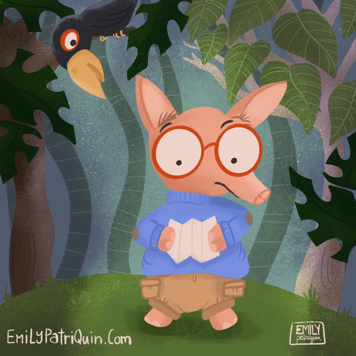 emmaPatriquin's tweet photo. It’s Kid Lit Art Postcard day! I’m Emily and I’m seeking representation and freelance illustration work. I enjoy drawing adorable characters in interesting settings.  https://t.co/fUPLOtRGrX
#KidLitArtPostcard #kidlitart https://t.co/TBPEzRqVN5