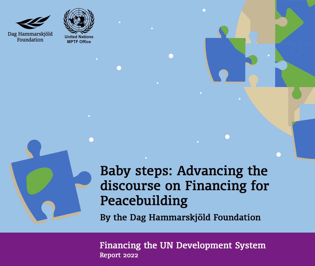 DagHammarskjold's tweet photo. ‘the high-level meeting reflected widespread recognition of peacebuilding’s enduring importance, particularly in relation to prevention, humanitarian aid and the #SDGs’ 

Read the contribution in our @UN financing report: https://t.co/WO3ZMNxyhZ

#Fin4DevUN with @MPTFOffice https://t.co/NE99PITrCR